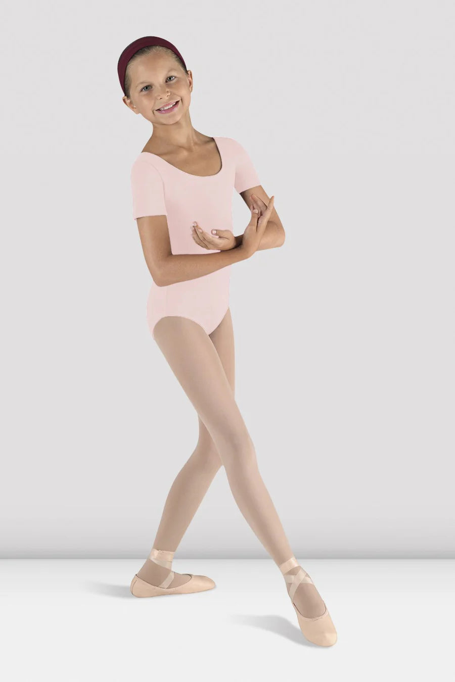 Bloch Short Sleeve Round Neck Leotard, CL5402