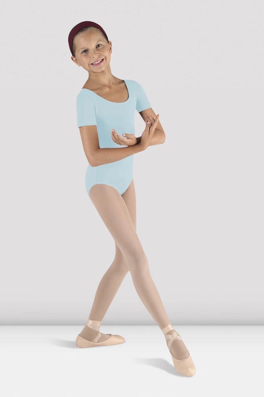 Bloch Short Sleeve Round Neck Leotard, CL5402