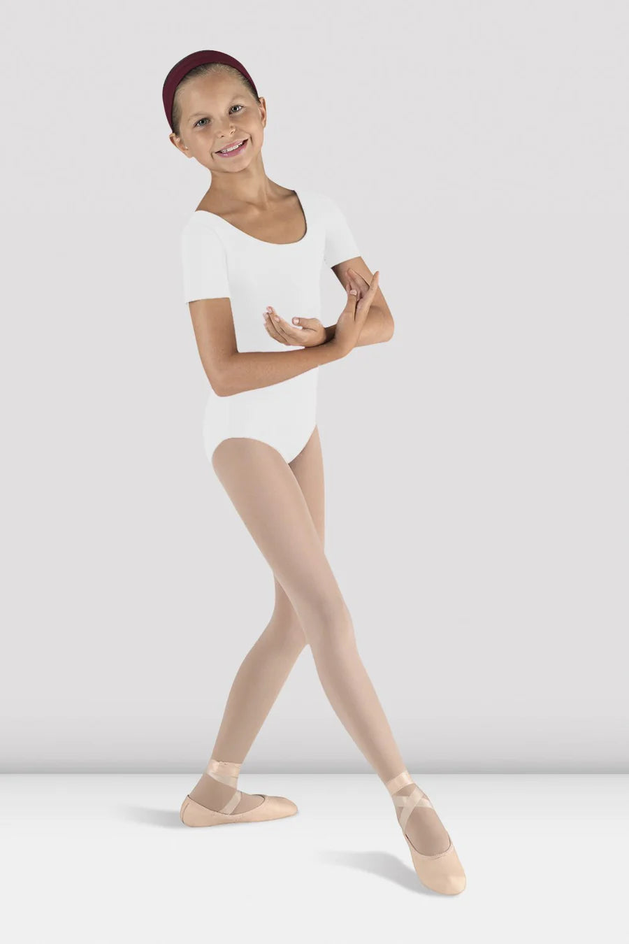 Bloch Short Sleeve Round Neck Leotard, CL5402