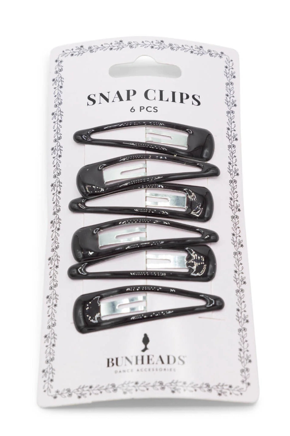 Bunheads Snap Clips, Dark Brown BH1514