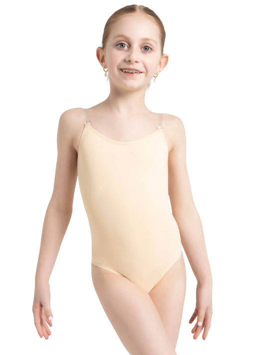 Capezio Camisole Leotard w/ Clear Transition Straps - Girls, 3532C