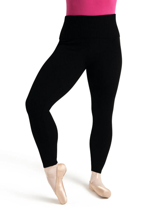 Capezio Ribbed Sweater Knit Legging, 11382W