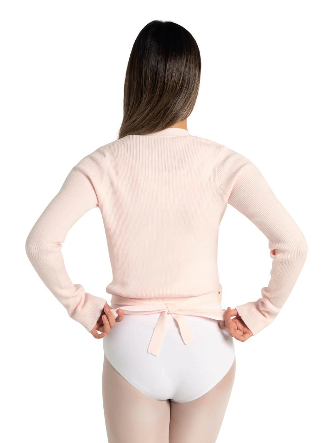 Capezio Ribbed Knit Wrap Sweater, 11381W