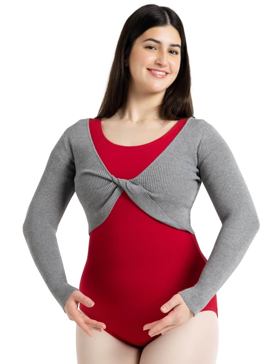 Capezio Shrug with Faux Knot, CK10975W