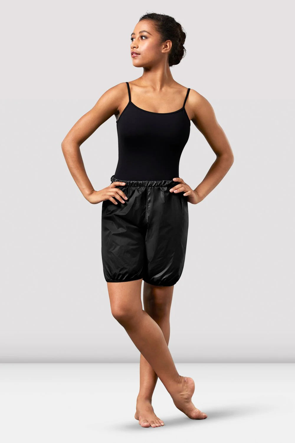 Bloch Adults Ripstop Shorts, Black D5502