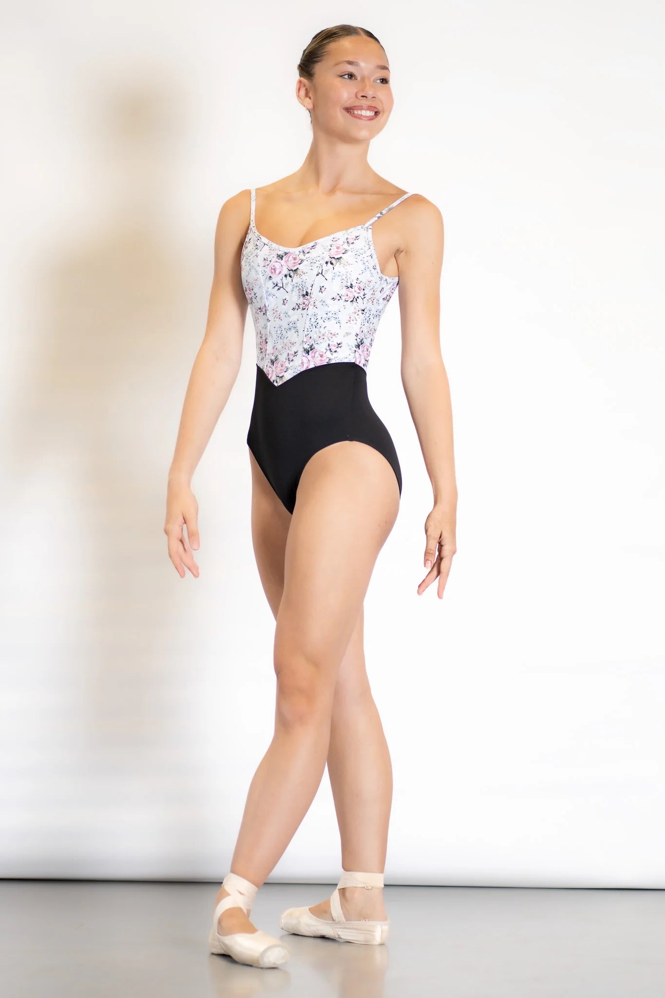 Danse De Paris Demi Jardin Camisole Leotard, Lilas Ebony L0112L