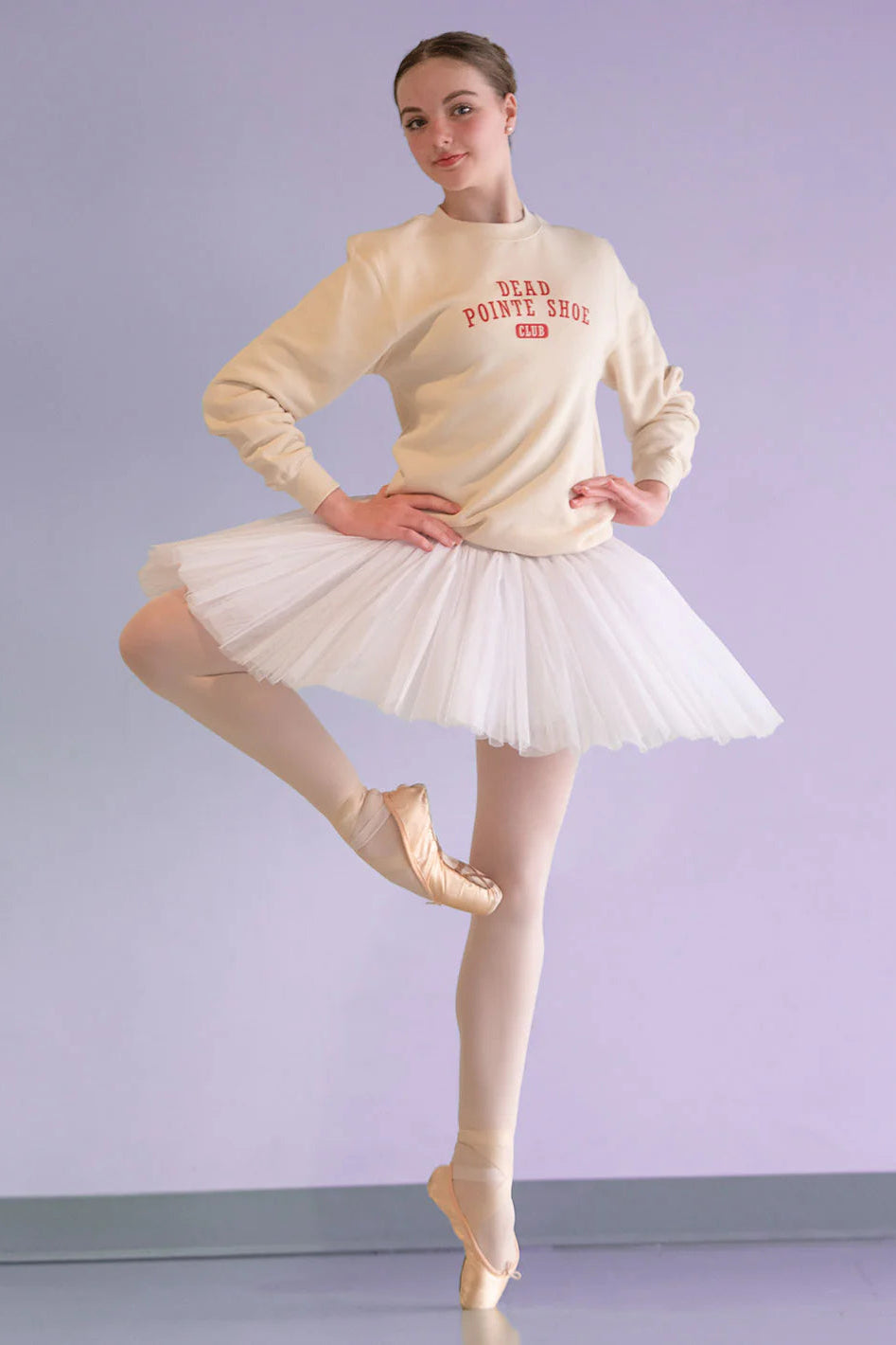Covet Dance Dead Pointe Shoe Club Crewneck, DPC-SS