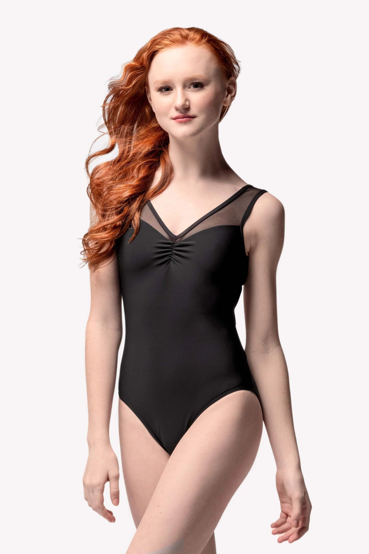 Elevé Dancewear Fabiola Tank Leotard, Black