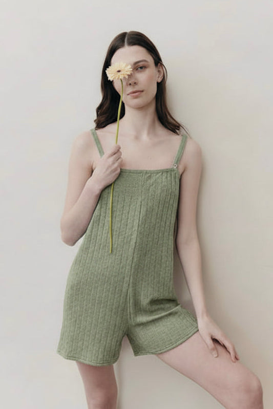Rubia Wear Cindy Romper, Lambs Ear