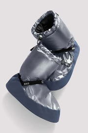 Bloch Adult Metallic Warm Up Booties, Grey Metallic IM009BM