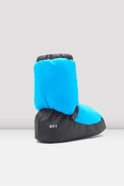 Bloch Adult Warm Up Booties, Fluorescent Blue IM009