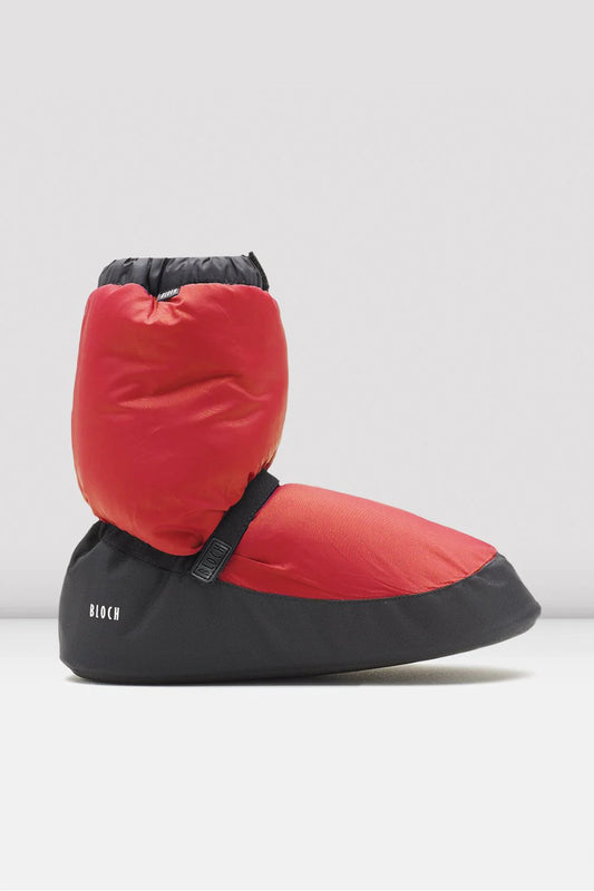 Bloch Adult Warm Up Booties, Red IM009
