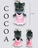AK Dancewear Motleyville Plush Doll Charm Keychain – Cocoa