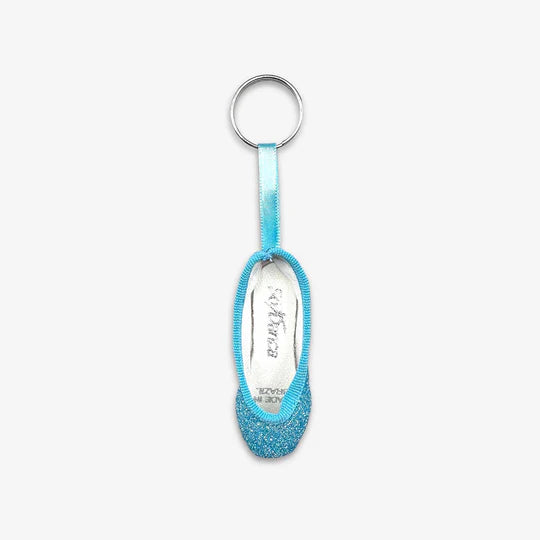 So Danca Mini Glitter Pointe Shoe Keychain, KC40G