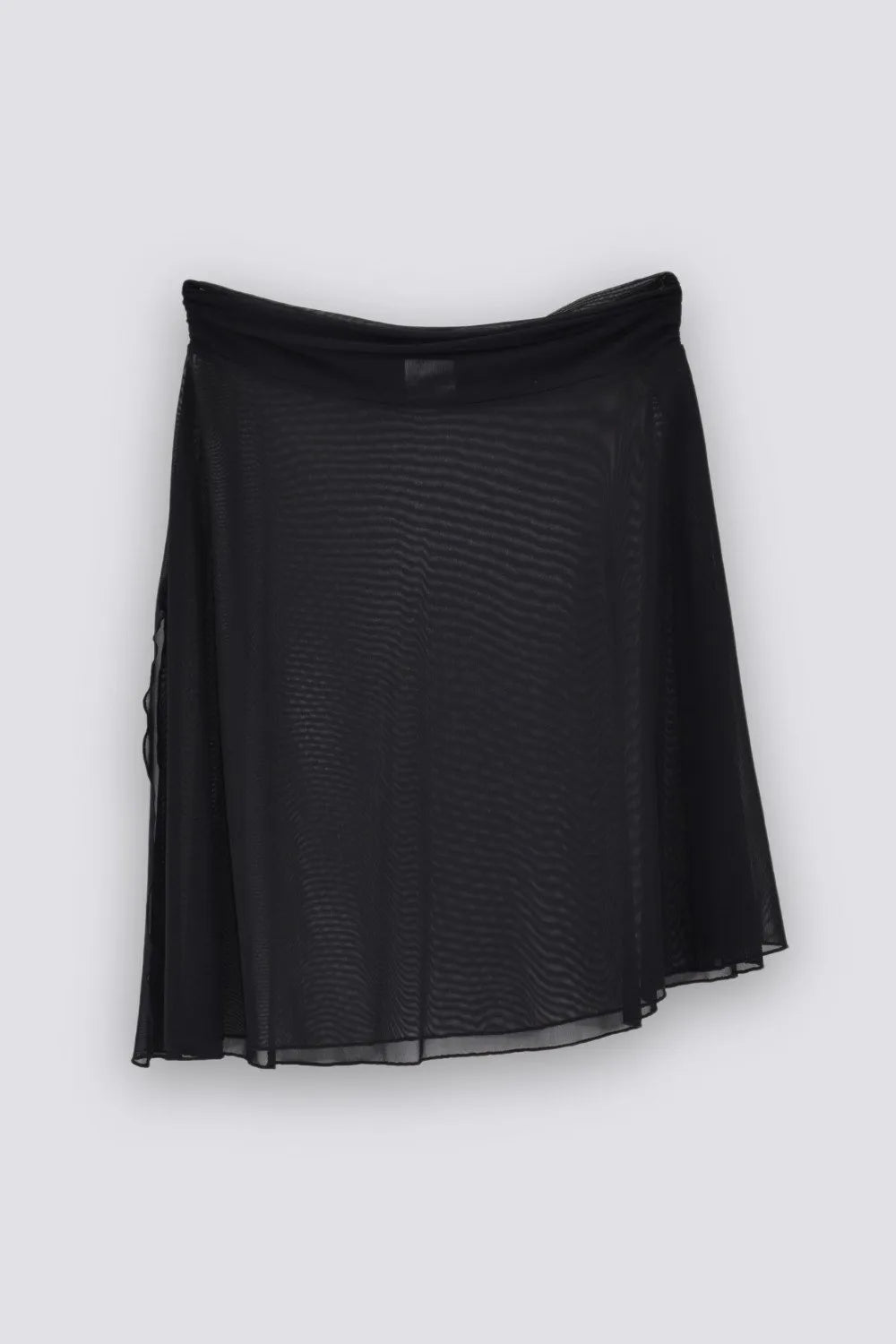AK Dancewear Keira Asymmetrical Pull-On Skirt, Black SC2502
