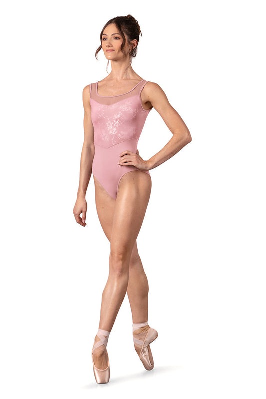 Bloch Honey Tank Leotard, Vintage Pink L50009