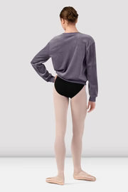 Bloch Adults Caroline Velvet Crew Neck Jumper, Dusty Lavender Z30015