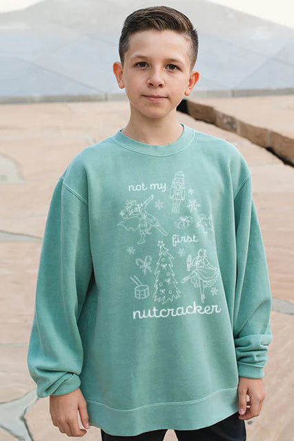 Covet Dance Not My First Nutcracker Crewneck Sweatshirt, NMFN-SS