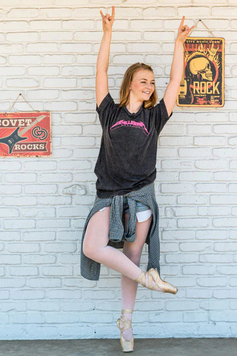 Covet Dance Heavy Metal Ballerina - Vintage Tee, HMB-UT