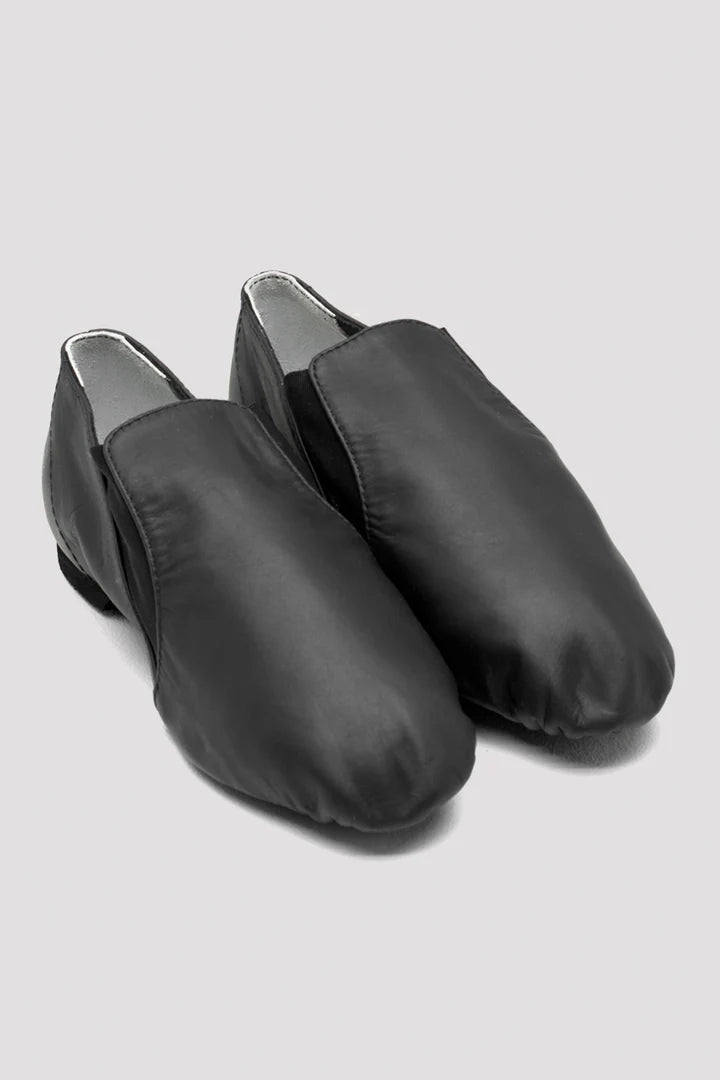 Bloch Mens Leather Elasta Jazz Booties, S0499M