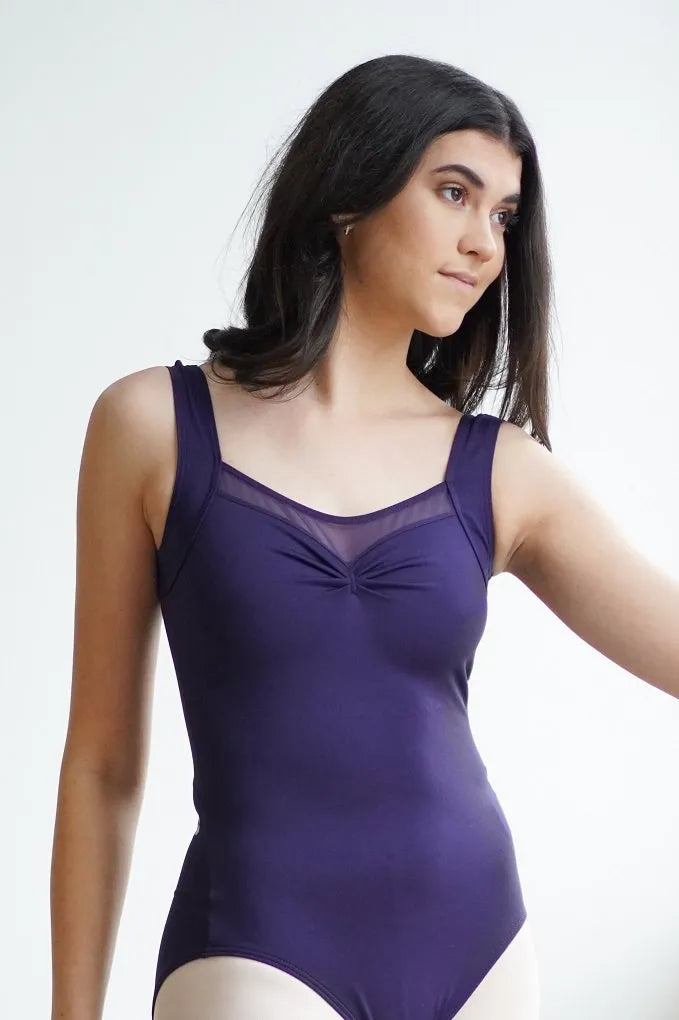 AK Dancewear Chrissy Tank Leotard, Plum 2108