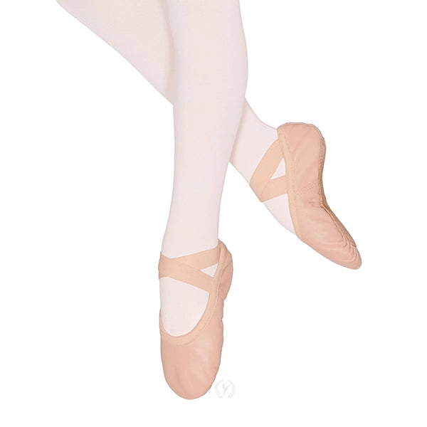 Eurotard Adult Passé Full Sole Leather Ballet Shoe, Drawstring Free, A2011A