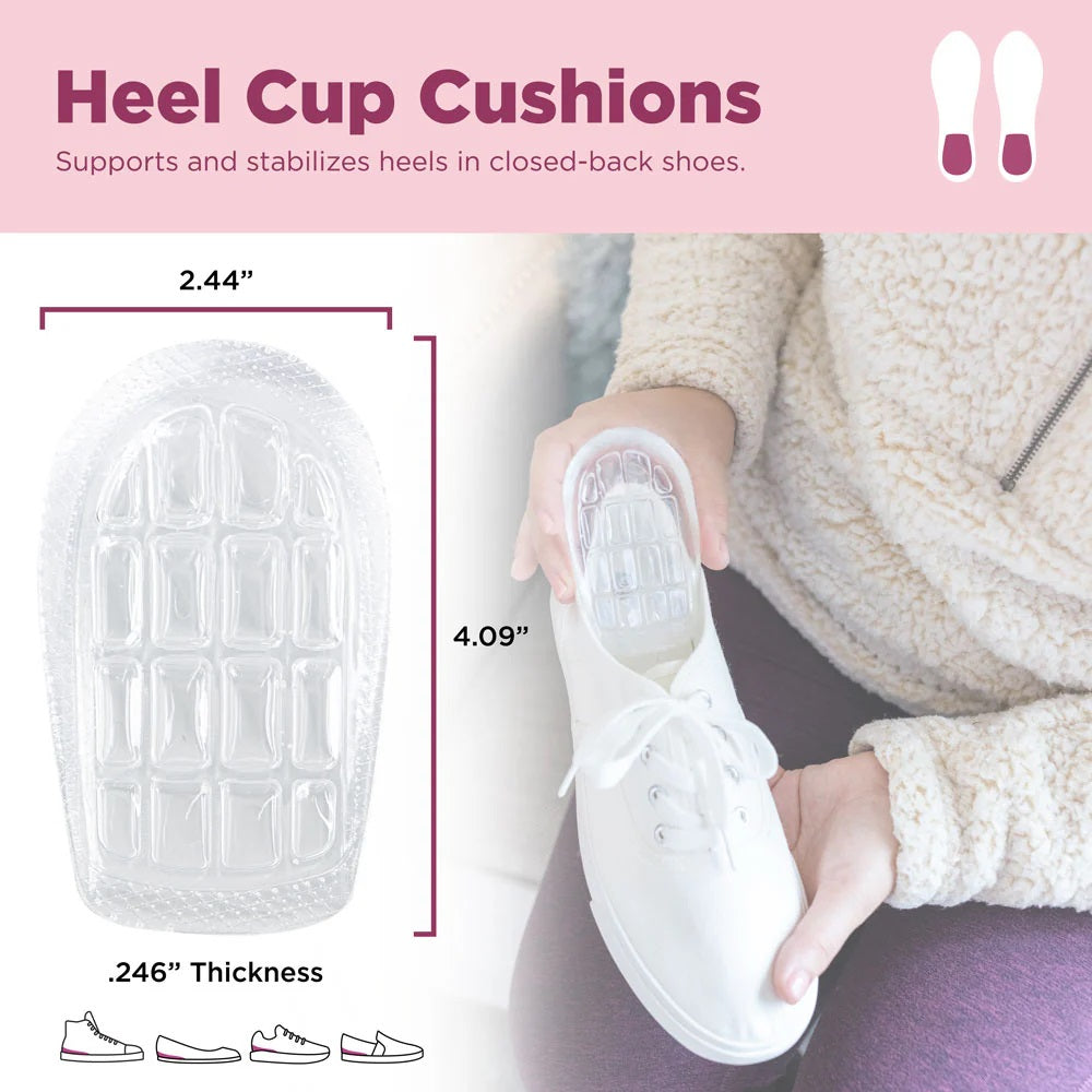 Foot Petals Air Gel Heel Cup Cushion, 75120