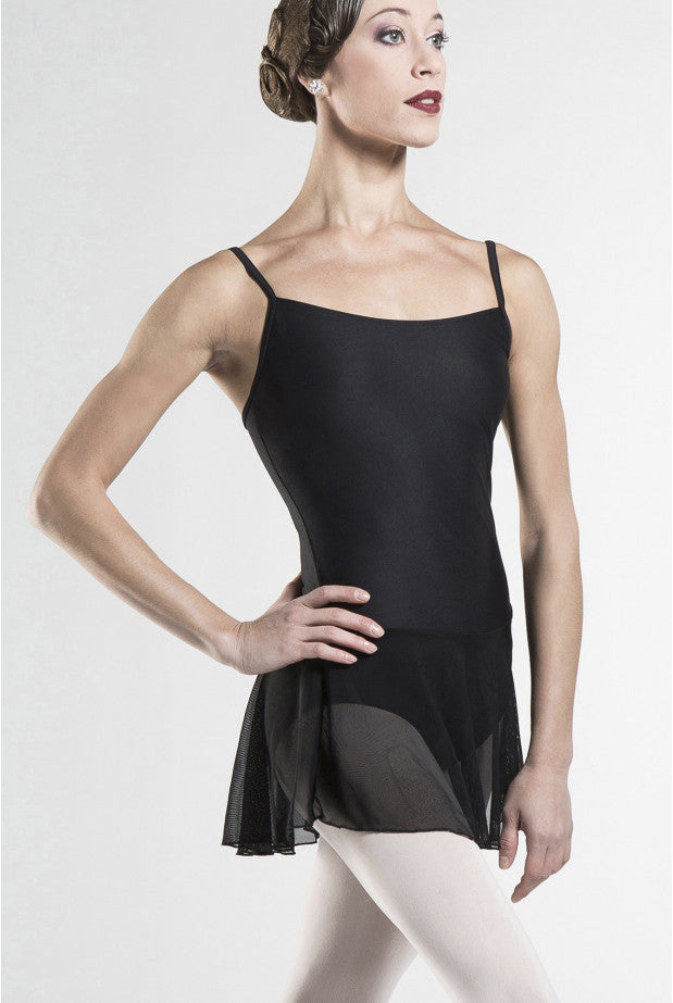 Wear Moi Bagatelle Skirted Camisole Leotard, Black BAG