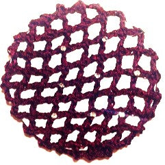 CJ Merchantile Medium Rayon Bun Cover with Rhinestones, BC01