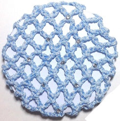 CJ Merchantile Medium Rayon Bun Cover with Rhinestones, BC01