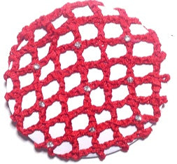 CJ Merchantile Medium Rayon Bun Cover with Rhinestones, BC01