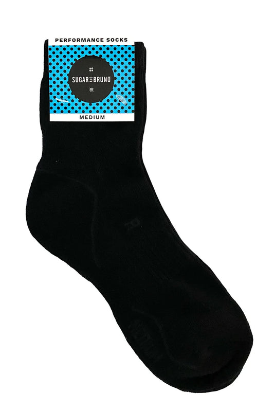 Sugar and Bruno Performance Socks, Black D7421