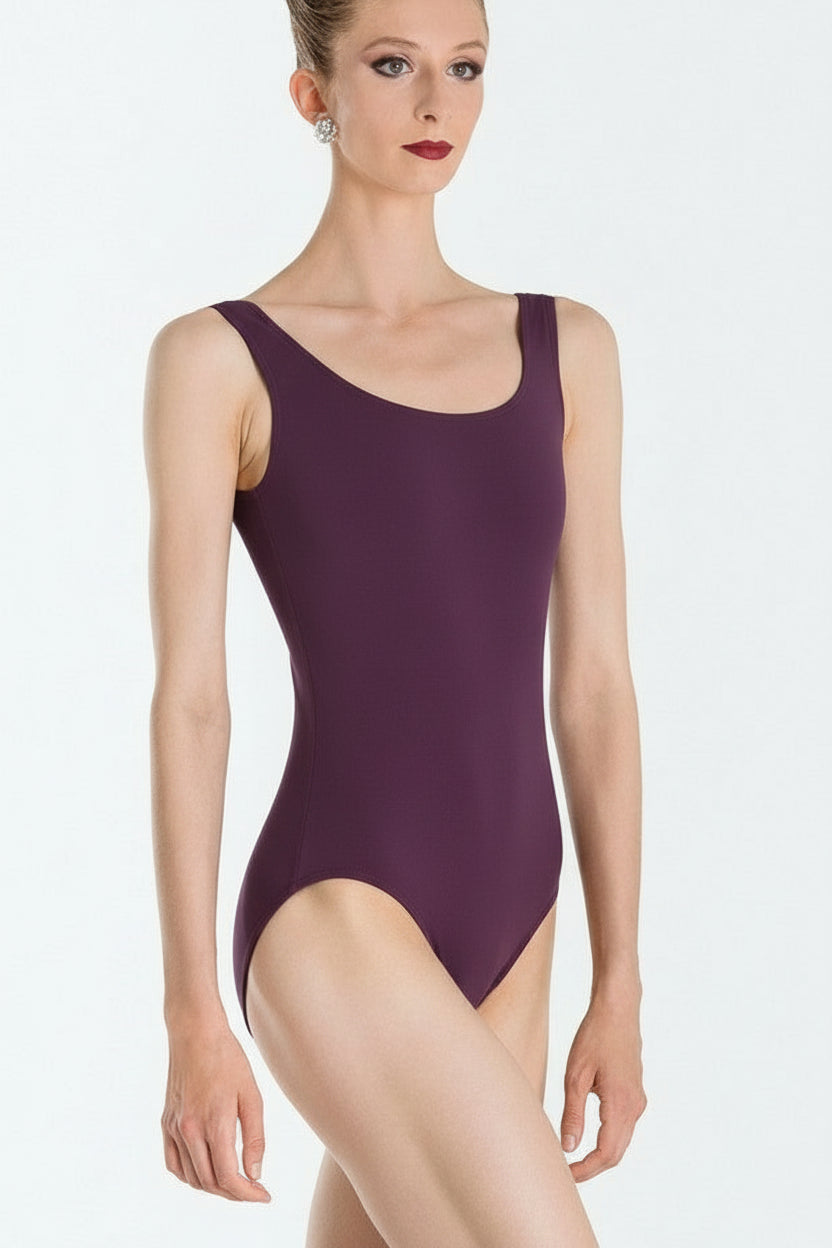 Wear Moi Cabriole Tank Leotard, Prune CAB