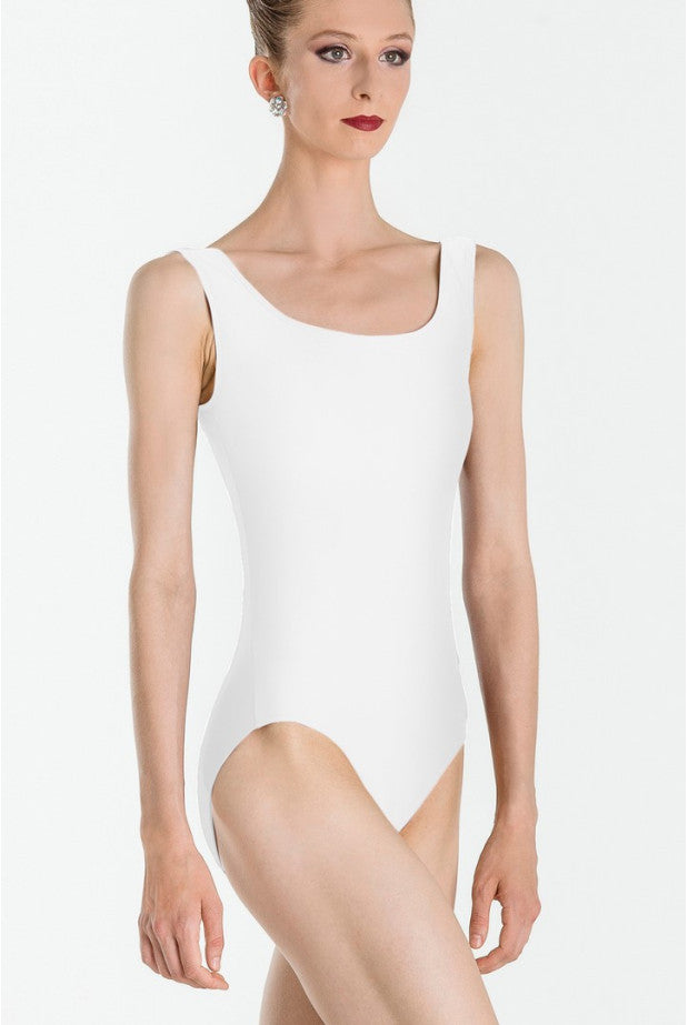 Wear Moi Cabriole Tank Leotard, White CAB