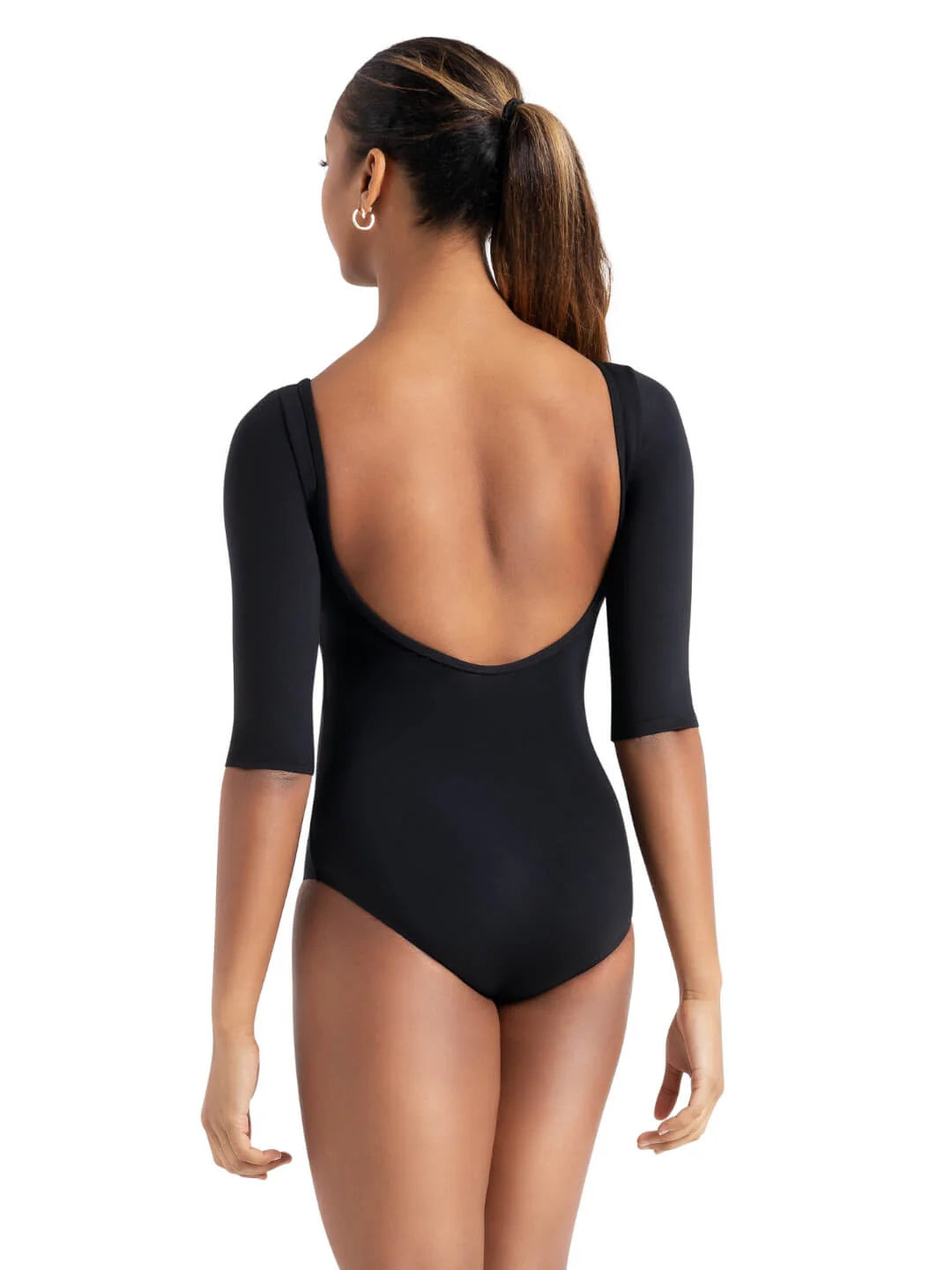 Capezio Boatneck 3/4 Sleeve Leotard, TB243W