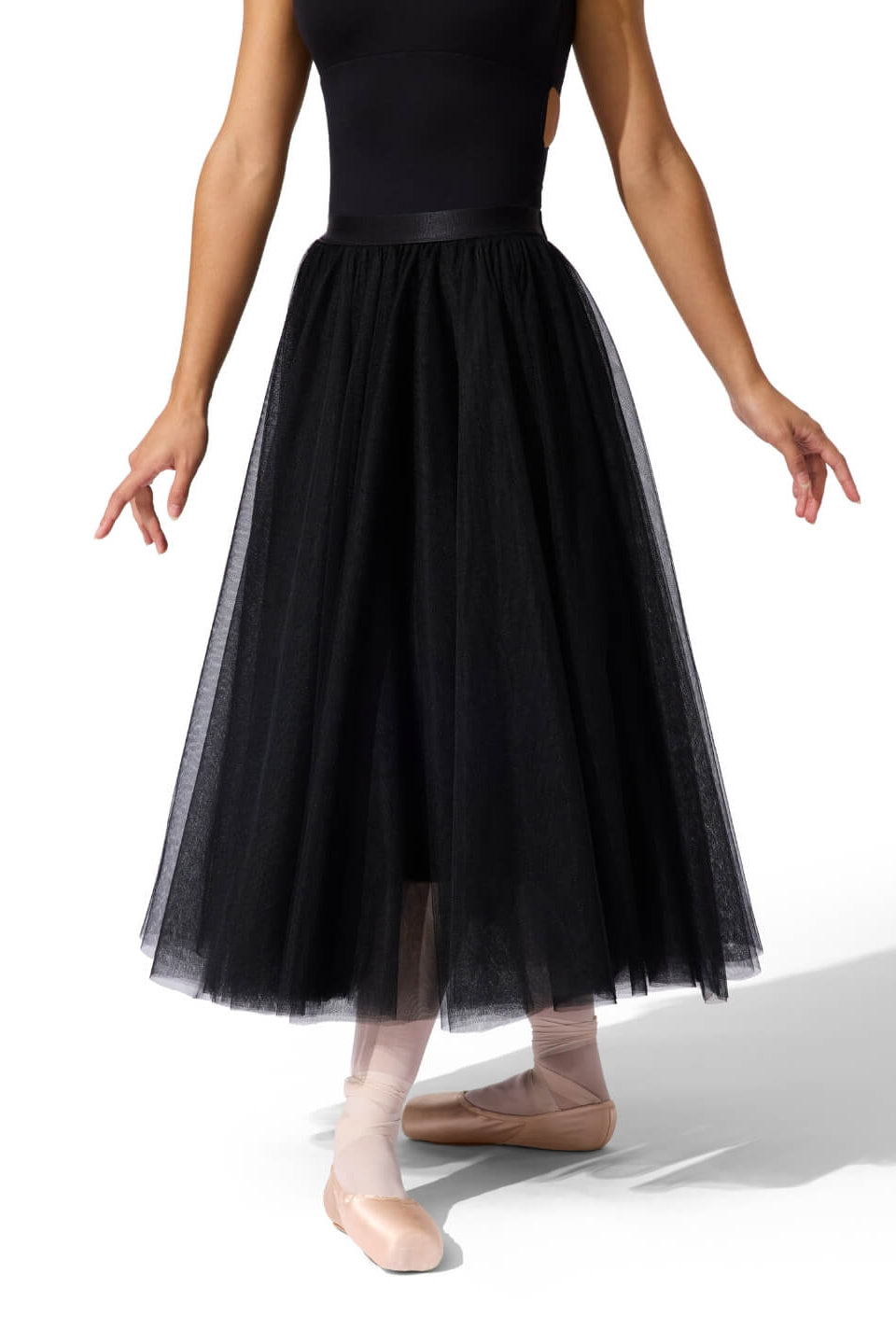 Capezio Étoile Long Tutu Skirt, Black N280W
