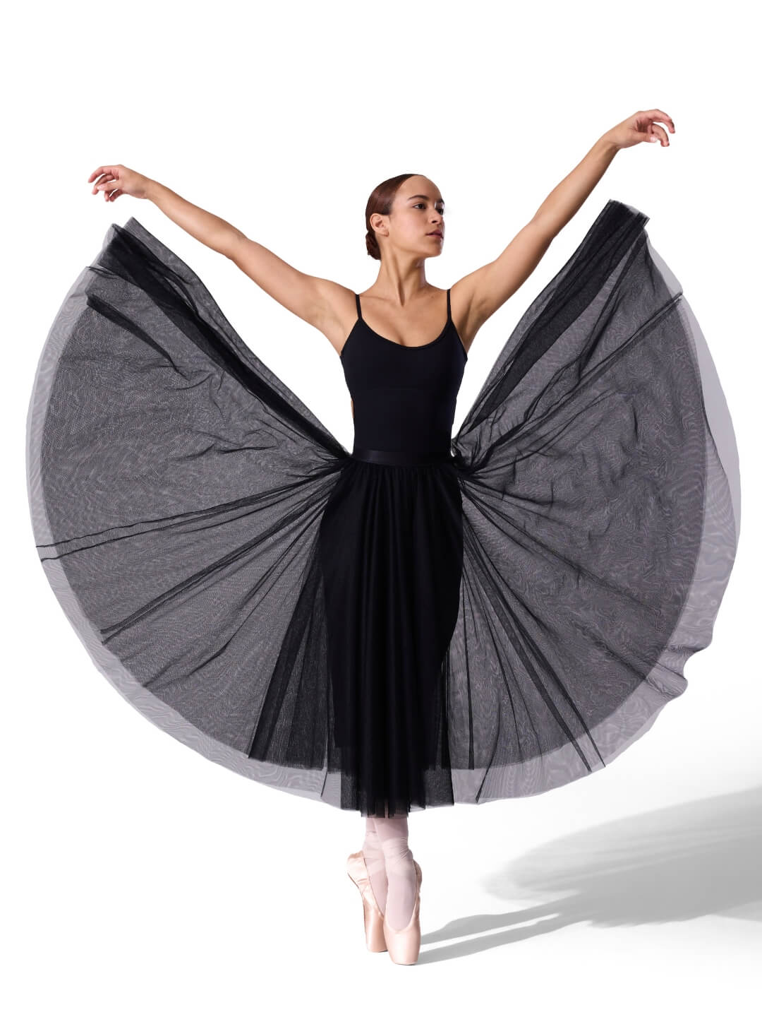 Capezio Étoile Long Tutu Skirt, Black N280W