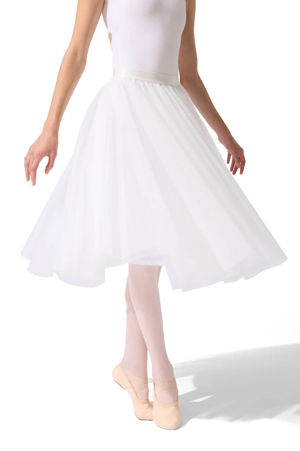 Capezio Étoile Long Tutu Skirt - Child, White N280C