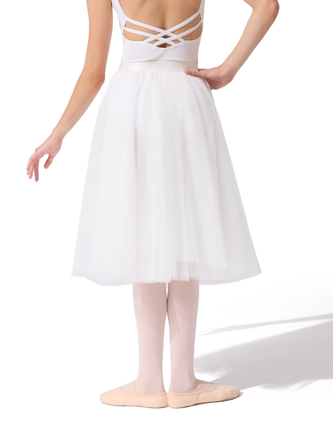 Capezio Étoile Long Tutu Skirt - Child, White N280C
