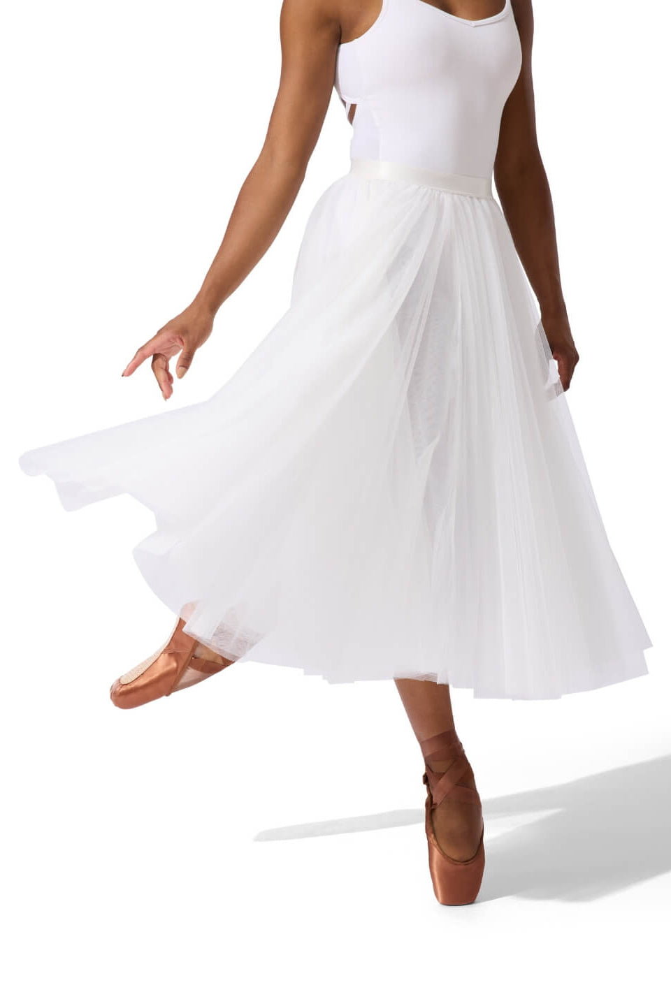 Capezio Étoile Long Tutu Skirt, White N280W