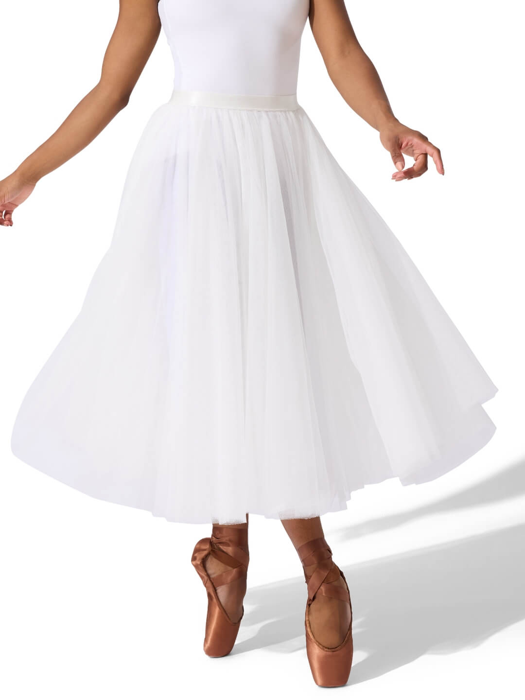 Capezio Étoile Long Tutu Skirt, White N280W