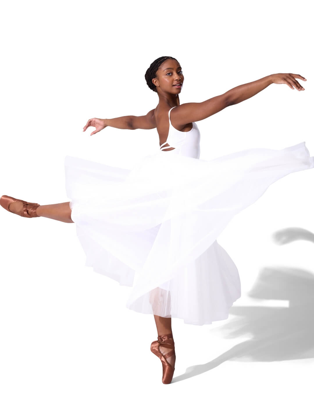 Capezio Étoile Long Tutu Skirt, White N280W