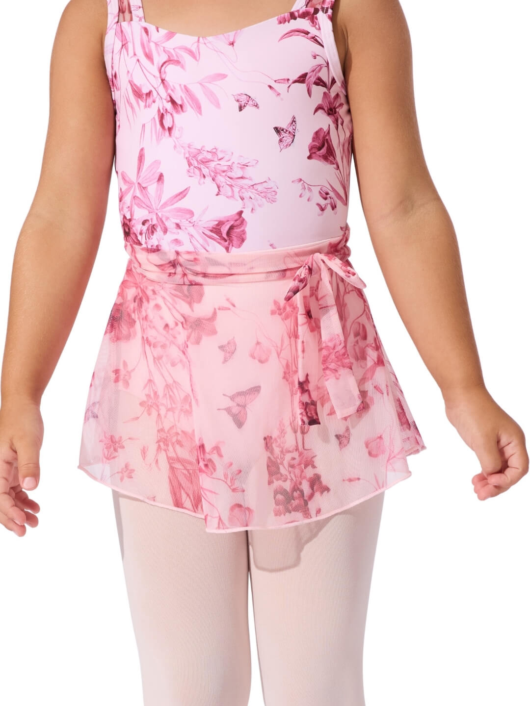 Capezio Fairy Toile Fae Ribbon Skirt, Pink F12645C