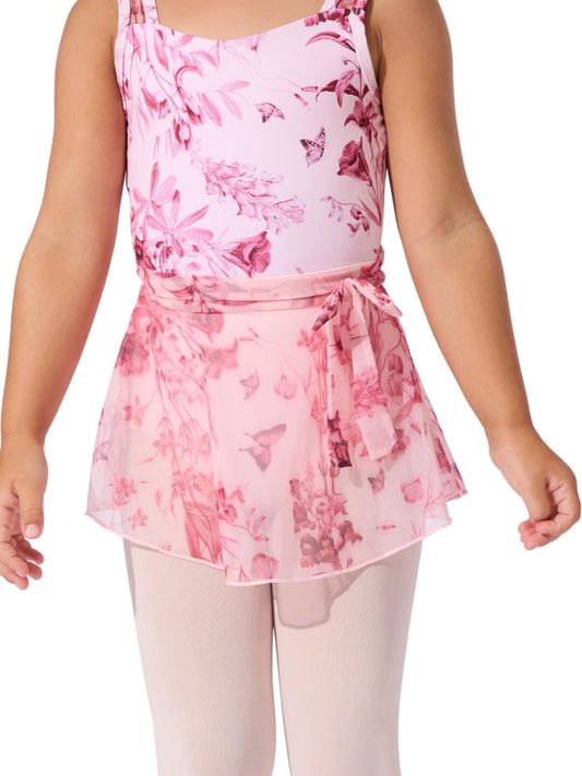 Capezio Fairy Toile Fae Ribbon Skirt, Pink F12645C