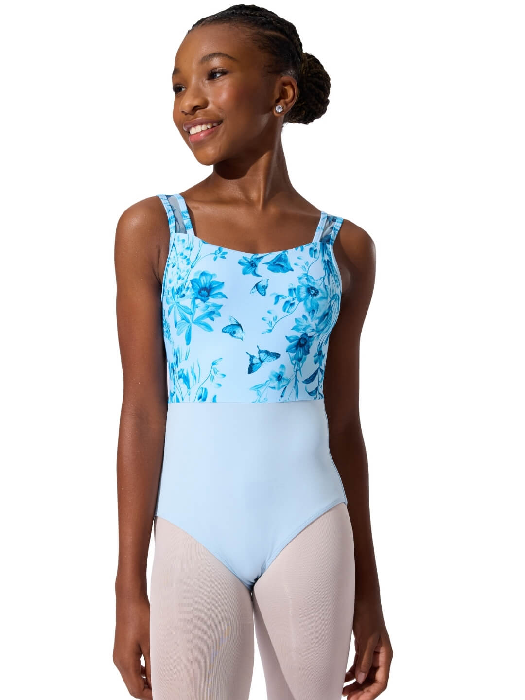 Capezio Fairy Toile Woodland Leo, Light Blue F12643C