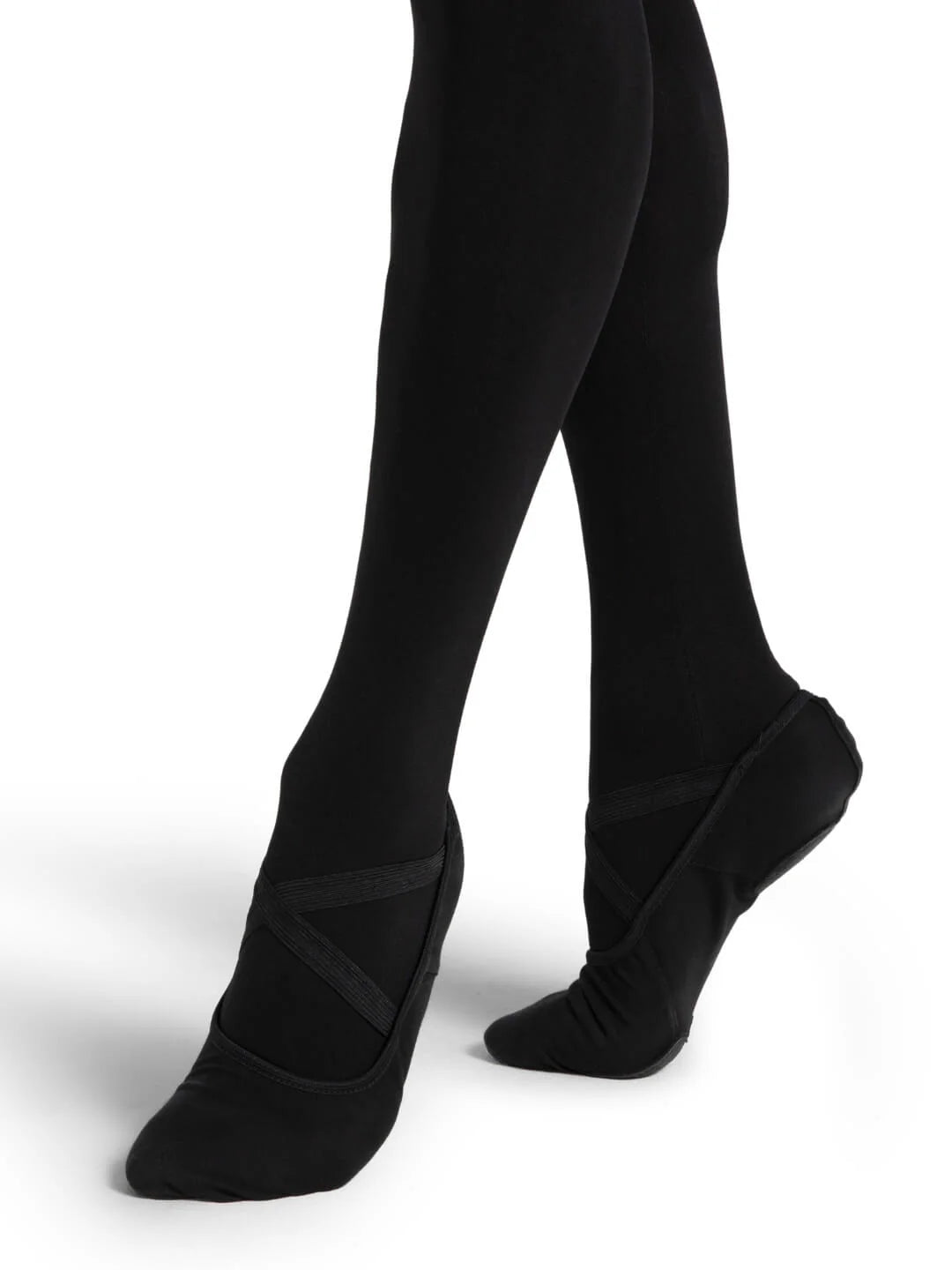 Capezio Hanami Canvas Slipper, Black 2037W