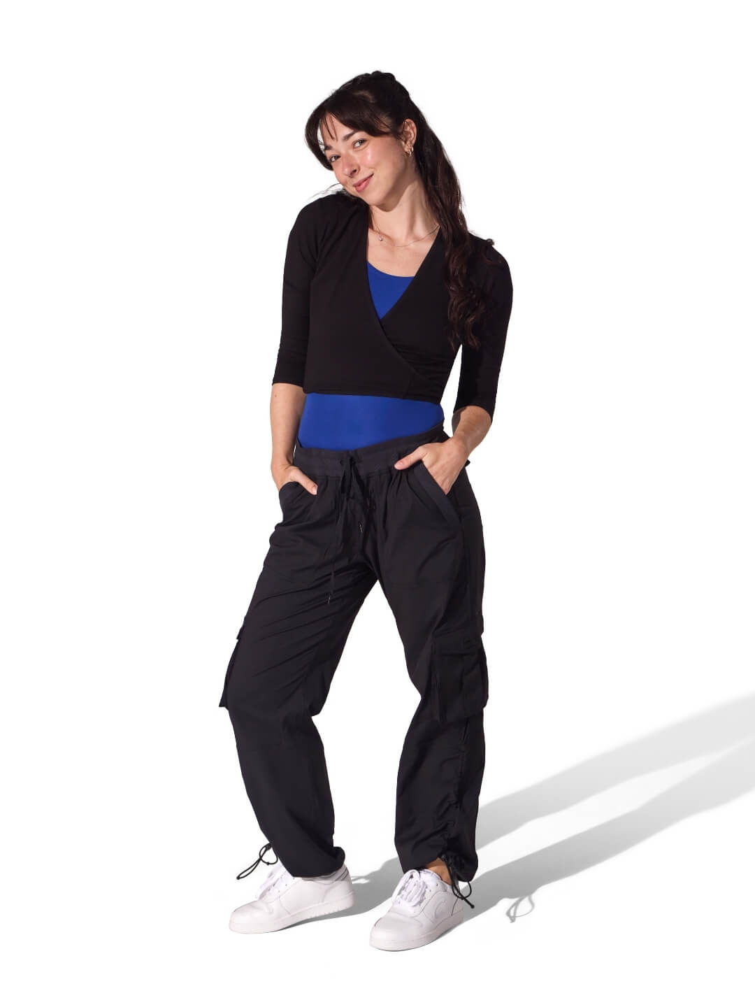 Capezio Jet Setter Dance Dynamics Studio Jogger, Black F12555W