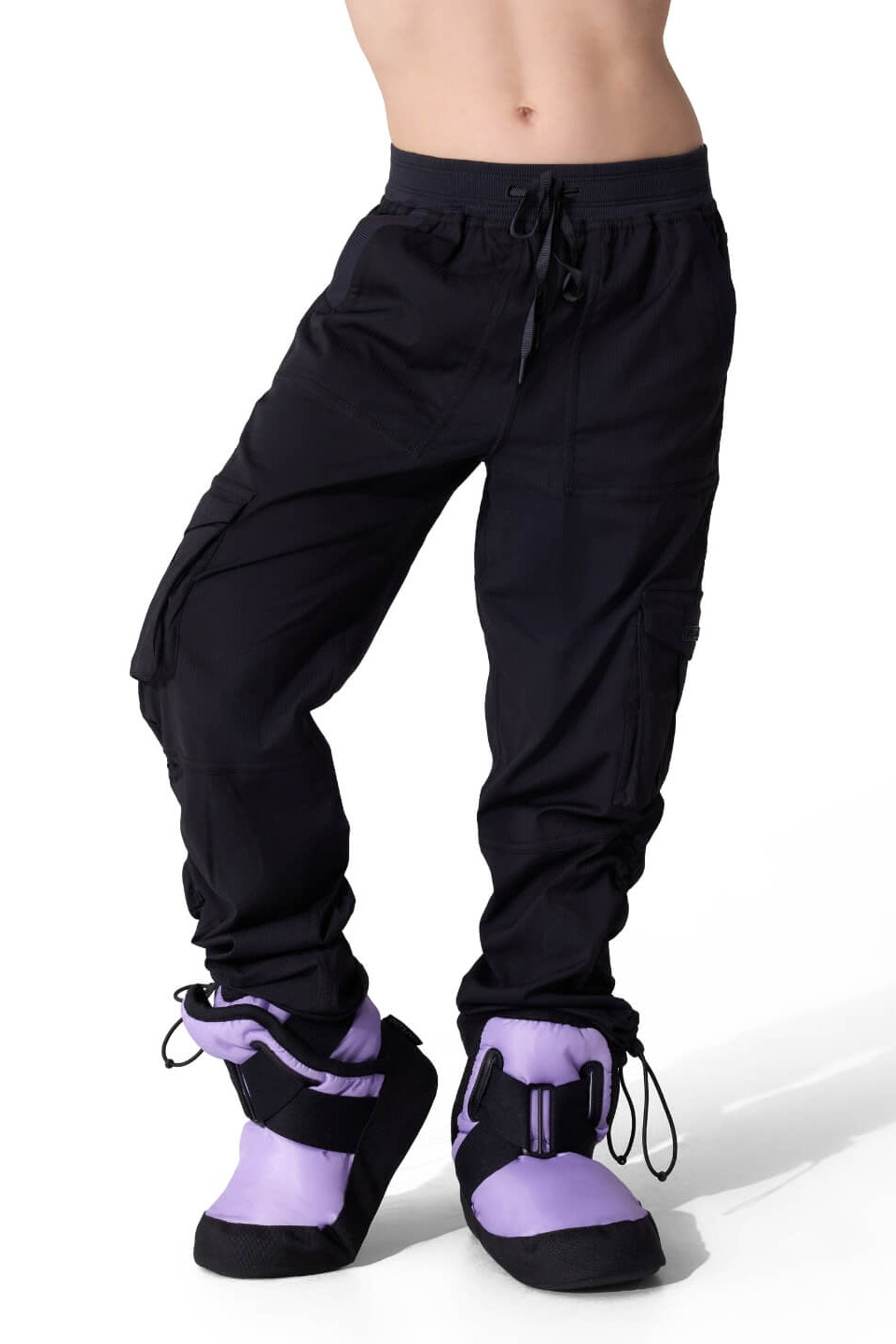 Capezio Kids Jet Setter Dance Dynamics Studio Jogger, Black F12555C