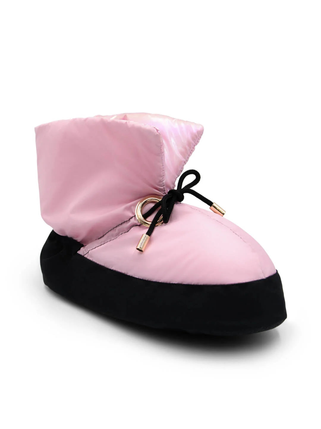 Capezio Mini Glam Bootie, Metallic Light Pink WB200F