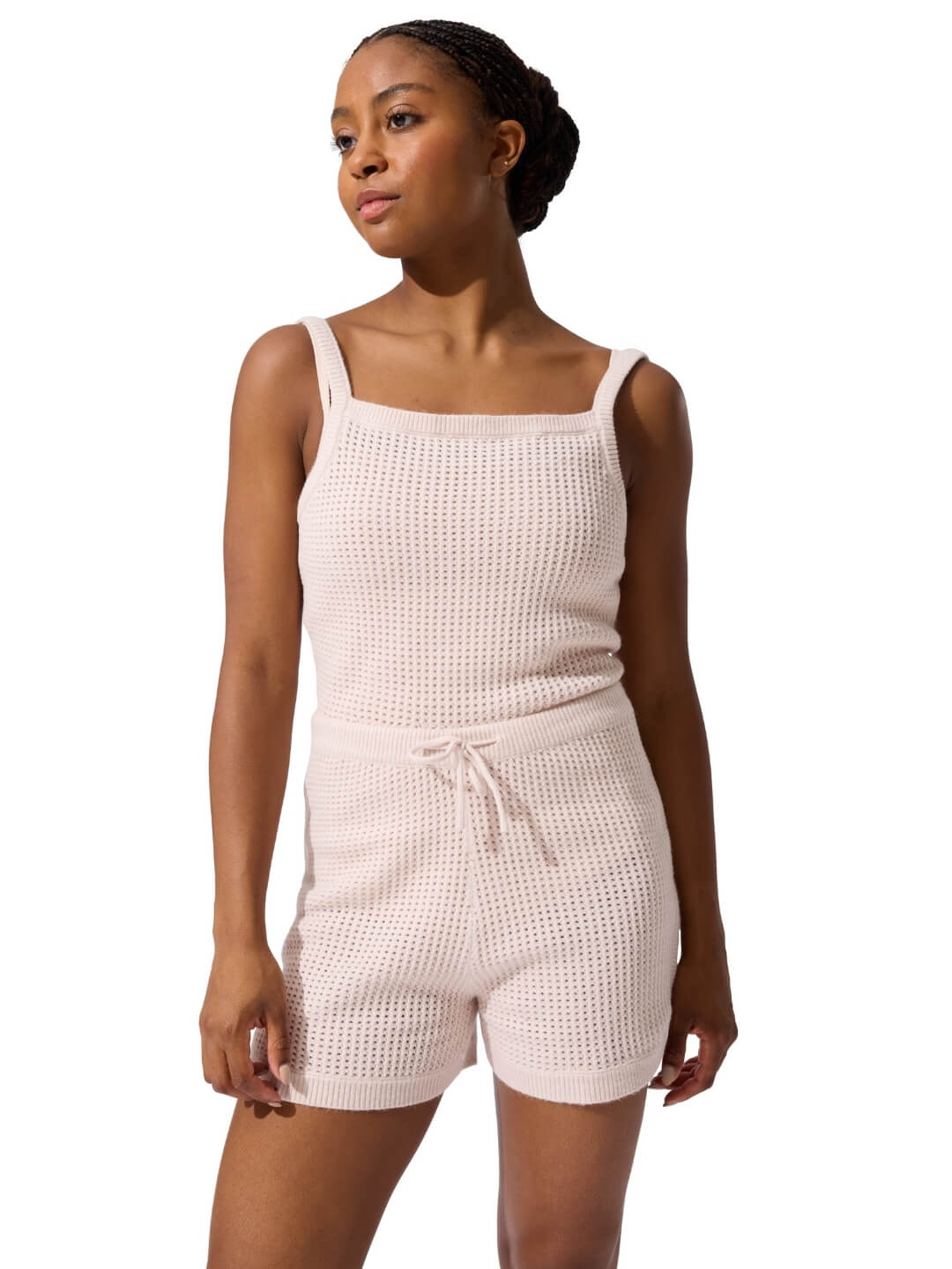 Capezio Mise-En-Scene Burton Jumper, Crystal Gray CK11011W